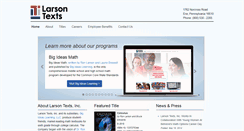 Desktop Screenshot of larsontexts.com