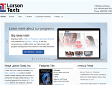Tablet Screenshot of larsontexts.com